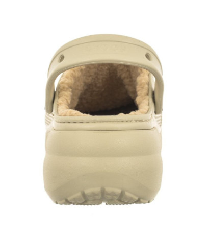 Crocs Classic Platform Lined Bone 207938-2Y2 (CR302-b) Moteriški batai/šlepetės