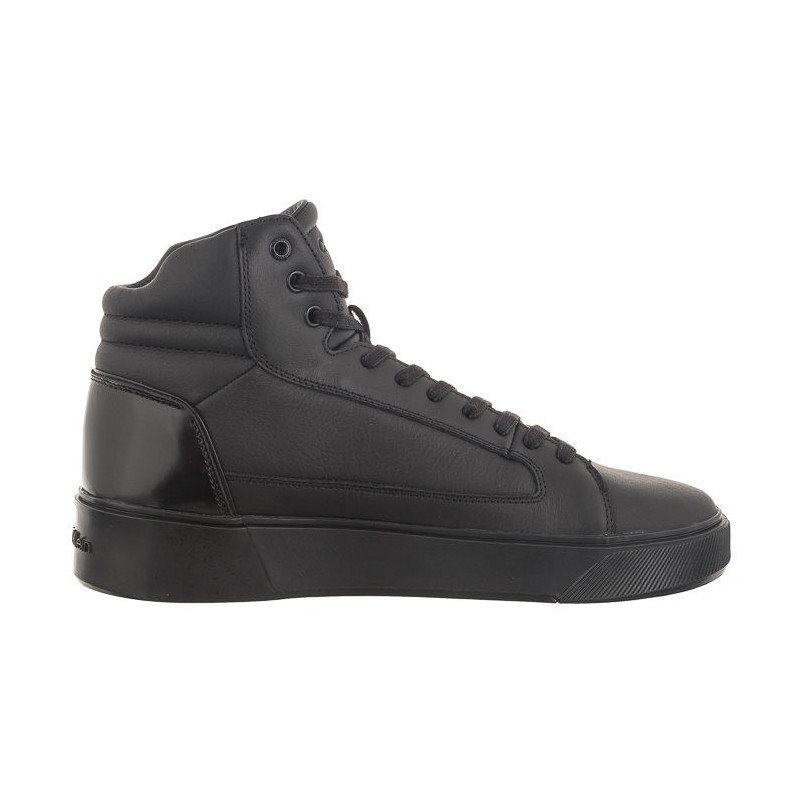 Calvin Klein High Top Lace Up Inv Stitch Triple Black HM0HM01164 0GJ (CK352-a) sporta apavi