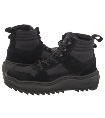 Tommy Hilfiger Tjm Mix Material Boot Black EM0EM01245 BDS  (TH864-a) žygio batai