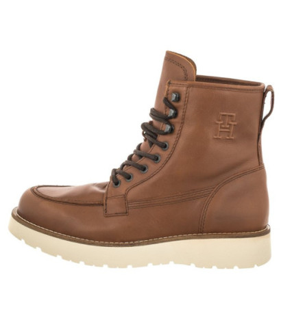 Tommy Hilfiger TH American Warm Leather Boot Winter Cognac FM0FM04668 GVI (TH883-a) pārgājienu zābaki