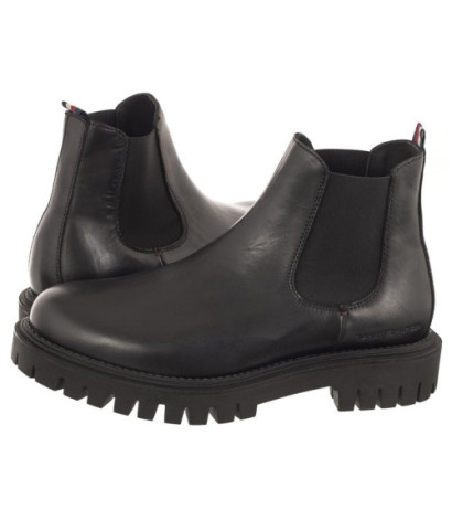 Tommy Hilfiger Premium Casual Chunky Lth Chels Black FM0FM04755 BDS (TH886-a) apavi