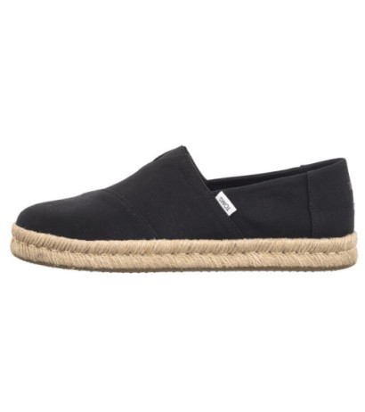 Toms Alp Rope 2.0 Black Recycled Cotton Slubby Woven 10019875 (TS38-b) čības