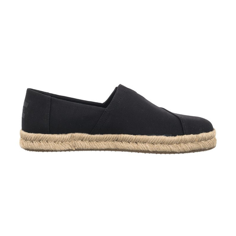 Toms Alp Rope 2.0 Black Recycled Cotton Slubby Woven 10019875 (TS38-b) čības