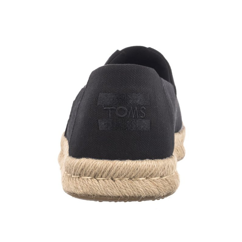 Toms Alp Rope 2.0 Black Recycled Cotton Slubby Woven 10019875 (TS38-b) čības