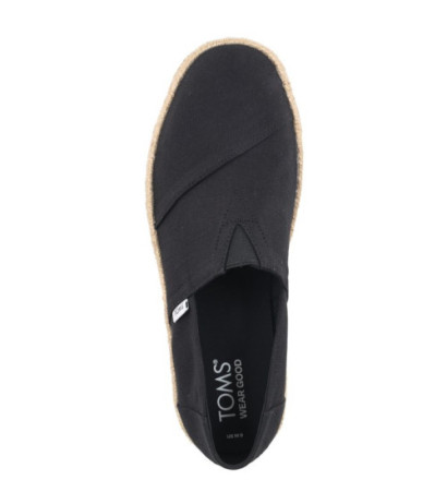 Toms Alp Rope 2.0 Black Recycled Cotton Slubby Woven 10019875 (TS38-b) sportiniai bateliai 