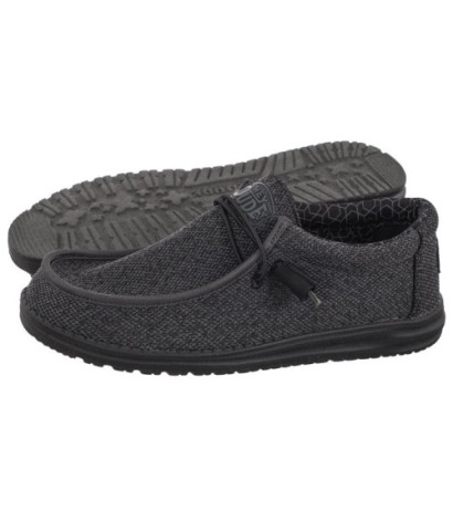 Hey Dude Wally Sox Micro Total Black 40019-0XJ (HY4-g) shoes