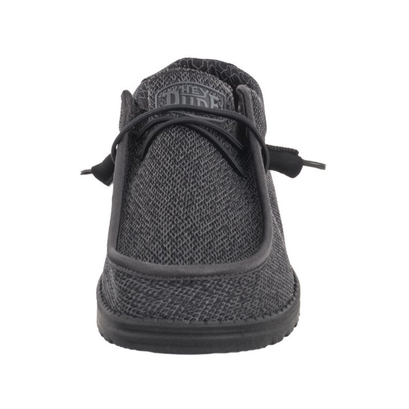 Hey Dude Wally Sox Micro Total Black 40019-0XJ (HY4-g) apavi