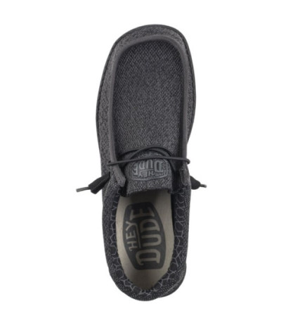 Hey Dude Wally Sox Micro Total Black 40019-0XJ (HY4-g) shoes