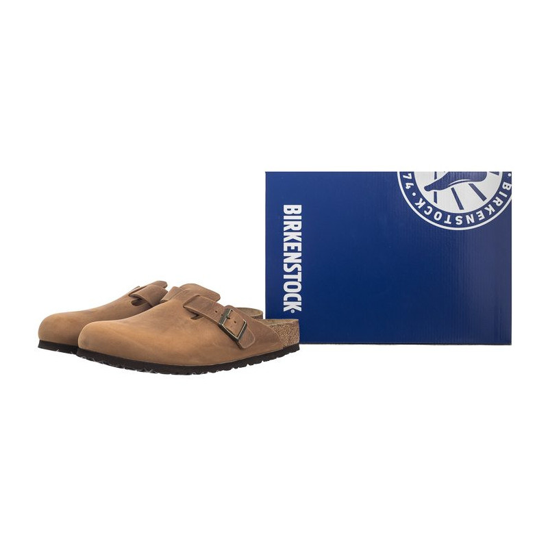 Birkenstock Boston BS Cognac 1028179 (BK212-c) šlepetės