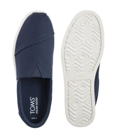 Toms Alp Fwd Navy Recycled Cotton Canvas 10019858 (TS30-b) čības