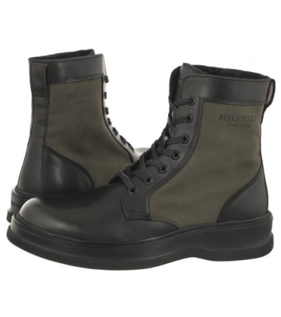 Tommy Hilfiger TH Everyday Core Mix Boot Black FM0FM04908 BDS (TH956-a) pārgājienu zābaki