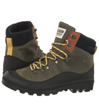 Palladium Pallabrousse Hkr Wp+ Olive Night 08840-325-M (PA125-a) boots