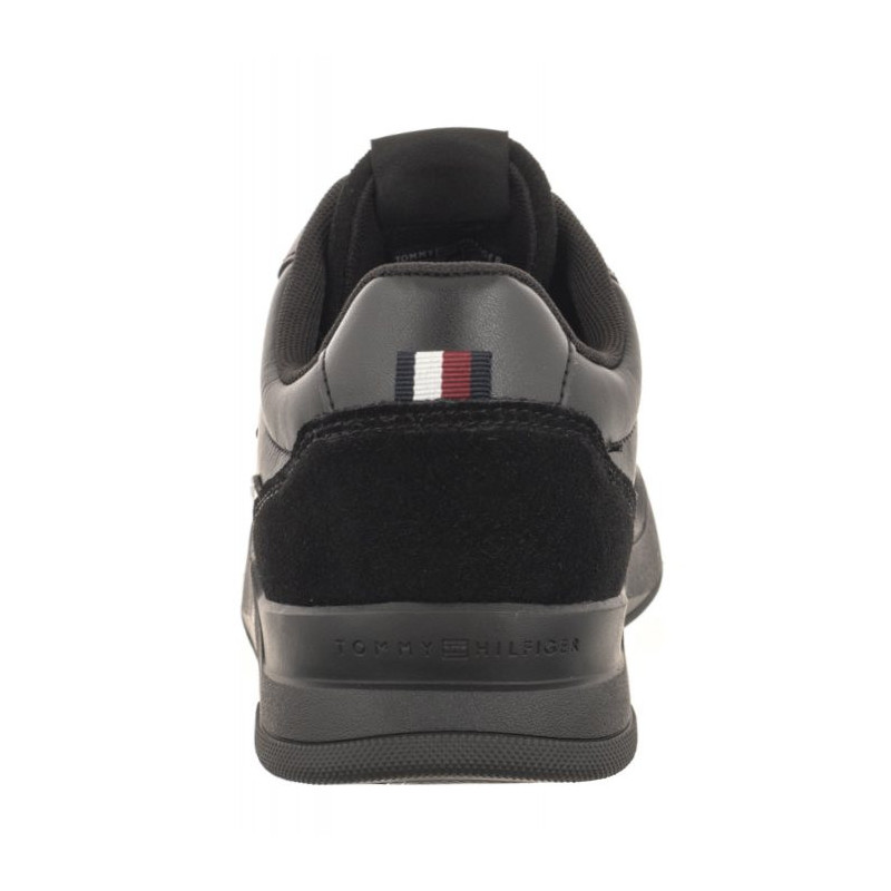 Tommy Hilfiger Elevated Cupsole Lth Mix Black FM0FM04929 BDS (TH973-a) sporta apavi