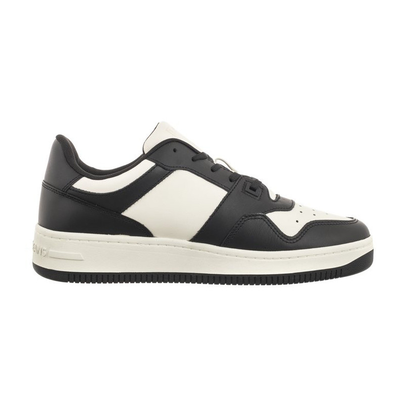 Tommy Hilfiger Tjm Basket Leather Black EM0EM01378 BDS (TH1022-a) sportiniai bateliai