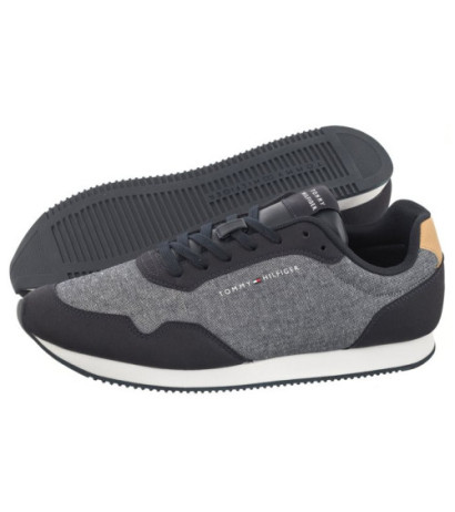 Tommy Hilfiger Lo Runner Mix Chambray Desert Sky FM0FM05070 DW5 (TH1024-a) sports shoes