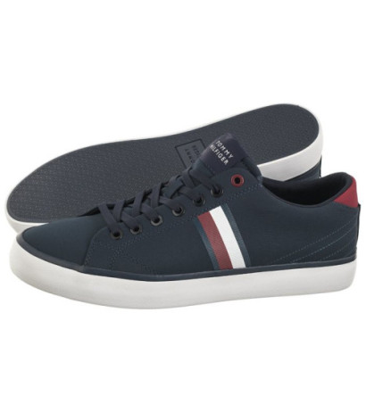 Tommy Hilfiger TH HI Vulc Low Stripes Mesh Desert Sky FM0FM04946 DW5 (TH1012-b) čības