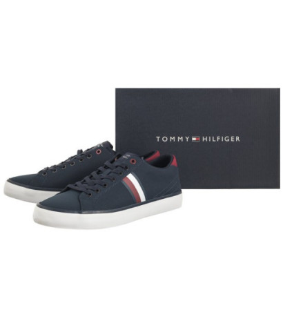 Tommy Hilfiger TH HI Vulc Low Stripes Mesh Desert Sky FM0FM04946 DW5 (TH1012-b) sportiniai bateliai 