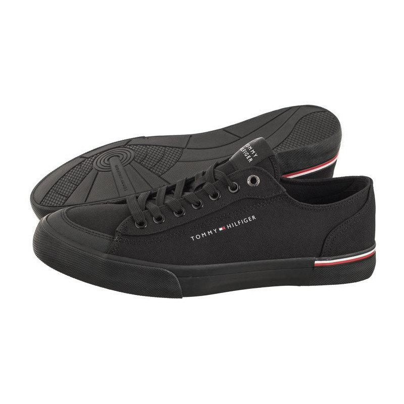 Tommy Hilfiger Corporate Vulc Canvas Black FM0FM04954 BDS (TH1028-a) tossud