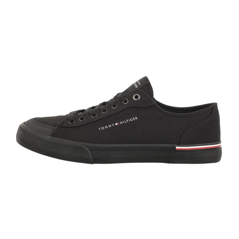 Tommy Hilfiger Corporate Vulc Canvas Black FM0FM04954 BDS (TH1028-a) sportiniai bateliai 