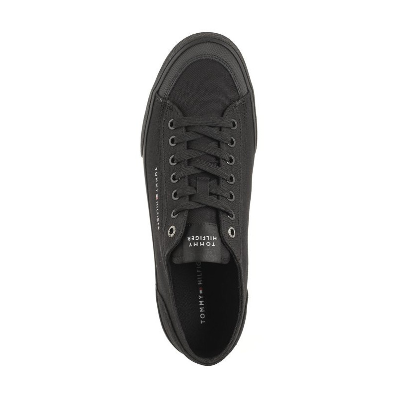Tommy Hilfiger Corporate Vulc Canvas Black FM0FM04954 BDS (TH1028-a) čības