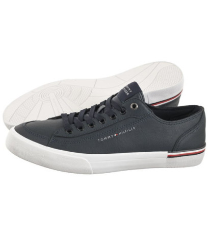 Tommy Hilfiger Corporate Vulc Leather Desert Sky FM0FM04953 DW5 (TH1029-a) sport shoes