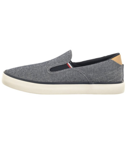 Tommy Hilfiger TH Hi Vulc Low Slipon Chambray Desert Sky FM0FM04947 DW5 (TH1030-a) Sneakers