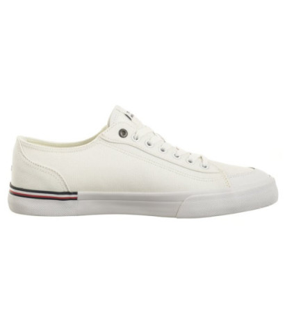 Tommy Hilfiger Corporate Vulc Canvas White FM0FM04954 YBS (TH1028-b) tossud