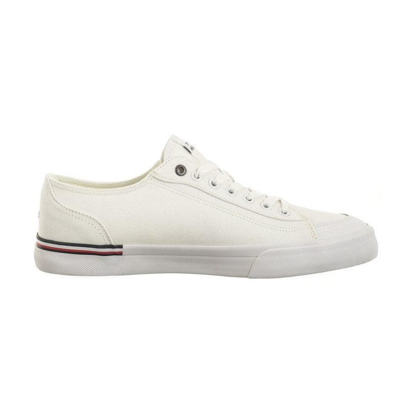 Tommy Hilfiger Corporate Vulc Canvas White FM0FM04954 YBS (TH1028-b) tossud