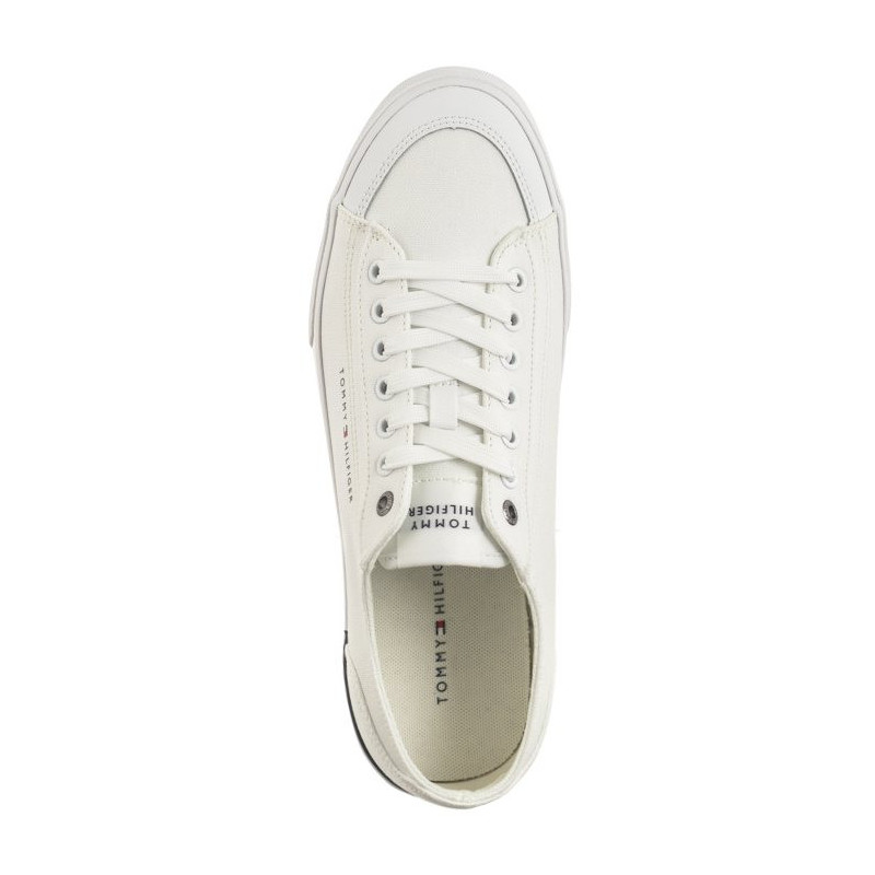 Tommy Hilfiger Corporate Vulc Canvas White FM0FM04954 YBS (TH1028-b) tossud
