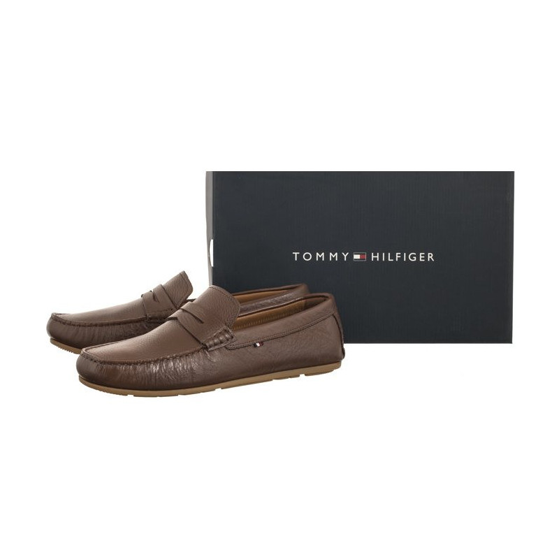 Tommy Hilfiger Casual Hilfiger Leather Driver Winter Cognac FM0FM04999 GVI (TH1034-a) kingad