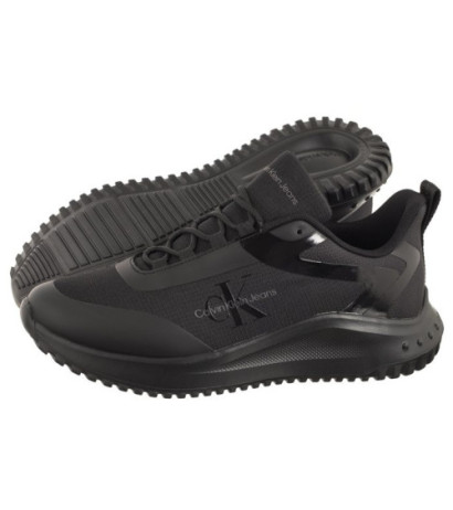 Calvin Klein Eva Runner Low Lace Ml Mix Triple Black YM0YM00968 01H (CK465-a) sporta apavi
