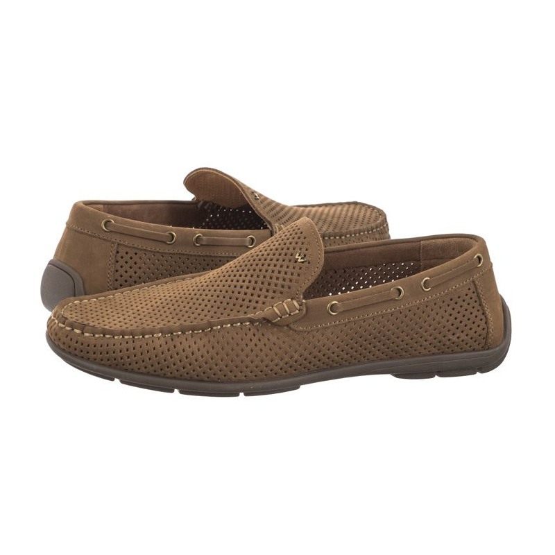 Wojas Beżowe Perforowane 10103-24 (WO181-a) apavi