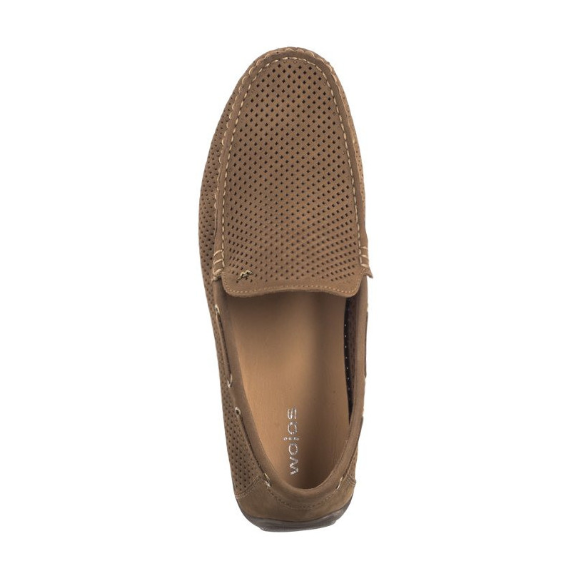 Wojas Beżowe Perforowane 10103-24 (WO181-a) apavi