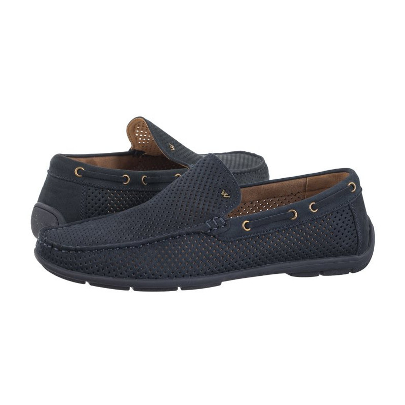 Wojas Granatowe Perforowane 10103-26 (WO181-b) shoes