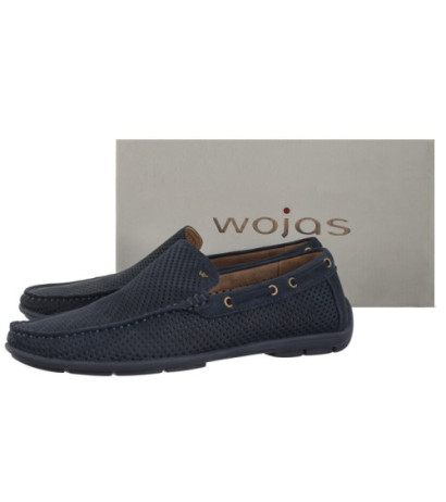 Wojas Granatowe Perforowane 10103-26 (WO181-b) batai