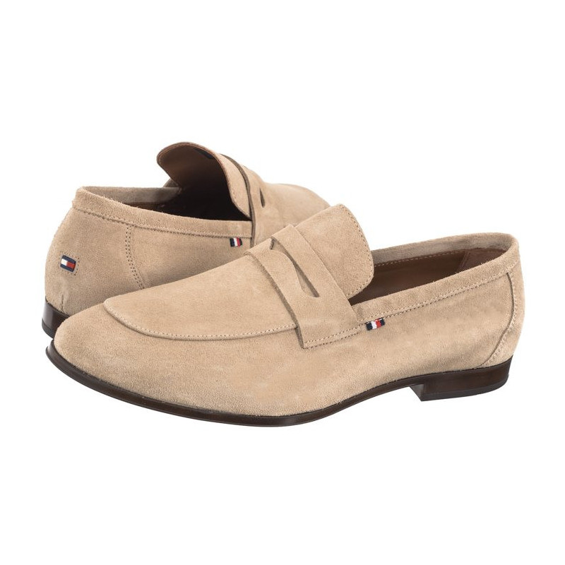 Tommy Hilfiger Casual Light Flexible Sde Loafer Beige FM0FM04988 AEG (TH1050-b) apavi