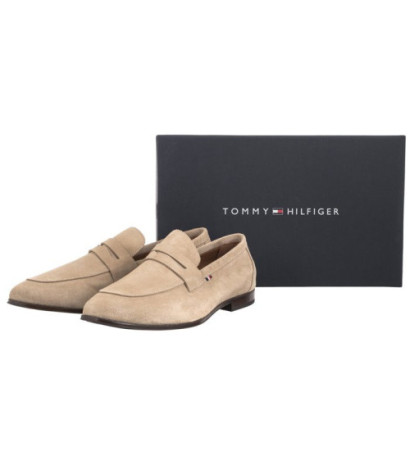 Tommy Hilfiger Casual Light Flexible Sde Loafer Beige FM0FM04988 AEG (TH1050-b) batai
