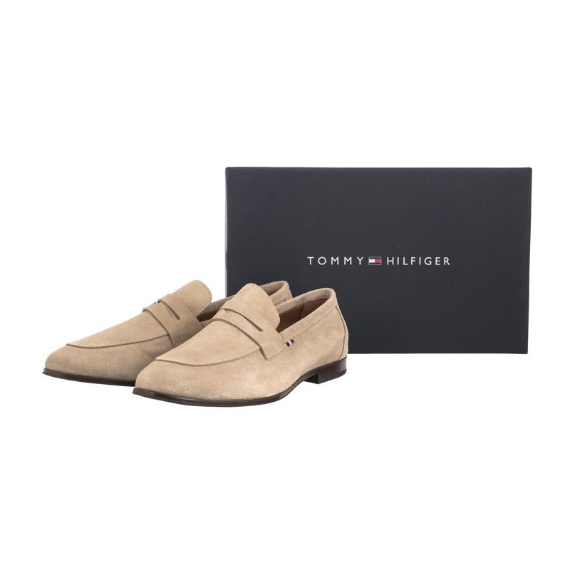 Tommy Hilfiger Casual Light Flexible Sde Loafer Beige FM0FM04988 AEG (TH1050-b) batai