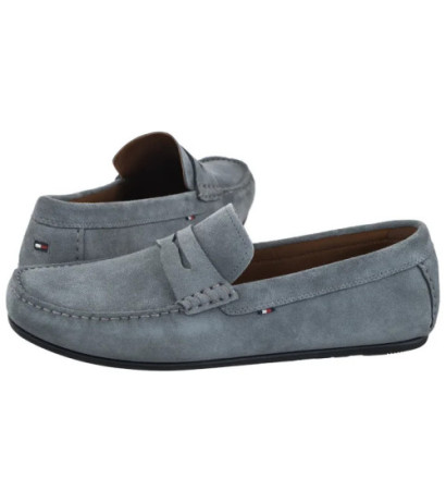 Tommy Hilfiger Casual Hilfiger Suede Driver Overcast Grey FM0FM04998 PN6 (TH1054-c) apavi