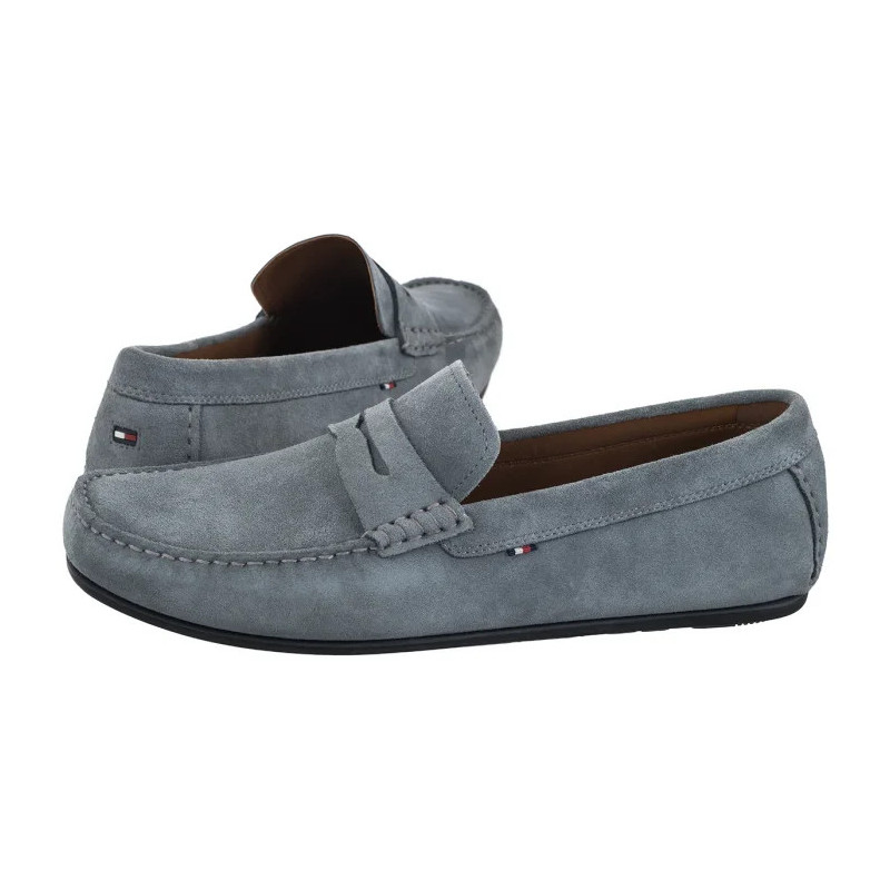 Tommy Hilfiger Casual Hilfiger Suede Driver Overcast Grey FM0FM04998 PN6 (TH1054-c) shoes