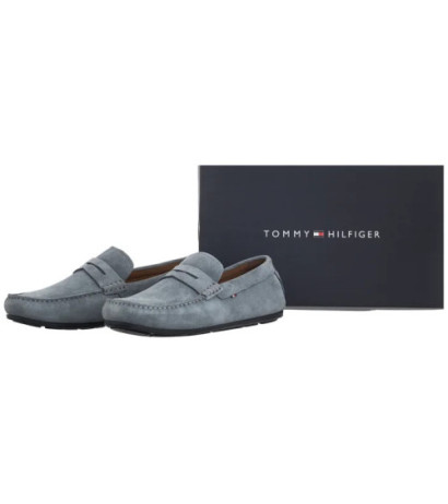 Tommy Hilfiger Casual Hilfiger Suede Driver Overcast Grey FM0FM04998 PN6 (TH1054-c) batai