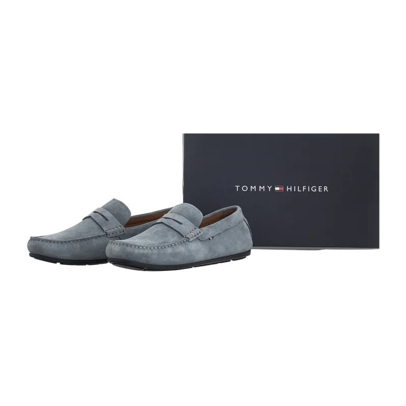 Tommy Hilfiger Casual Hilfiger Suede Driver Overcast Grey FM0FM04998 PN6 (TH1054-c) kingad