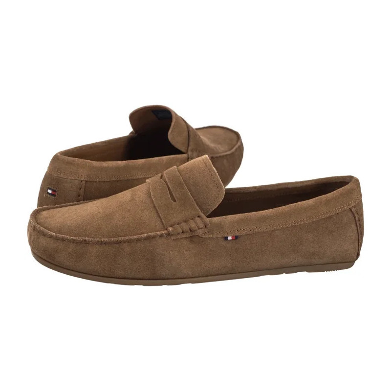 Tommy Hilfiger Casual Hilfiger Suede Driver Coconut Grove FM0FM04998 GVQ (TH1054-d) batai