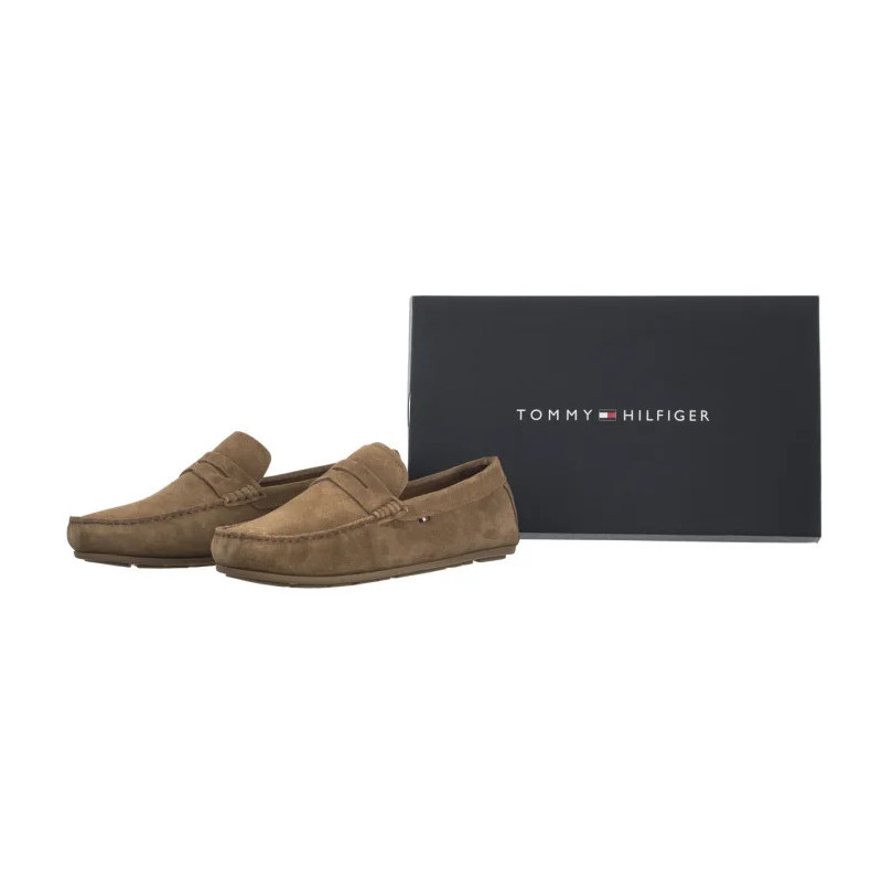 Tommy Hilfiger Casual Hilfiger Suede Driver Coconut Grove FM0FM04998 GVQ (TH1054-d) batai