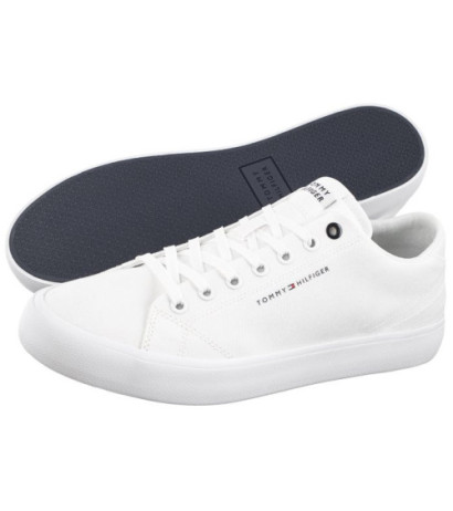 Tommy Hilfiger TH Hi Vulc Low Canvas White FM0FM04882 YBS (TH1079-a) sportiniai bateliai 
