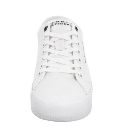 Tommy Hilfiger TH Hi Vulc Low Canvas White FM0FM04882 YBS (TH1079-a) čības