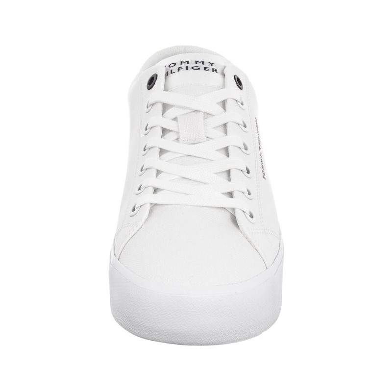 Tommy Hilfiger TH Hi Vulc Low Canvas White FM0FM04882 YBS (TH1079-a) sportiniai bateliai 