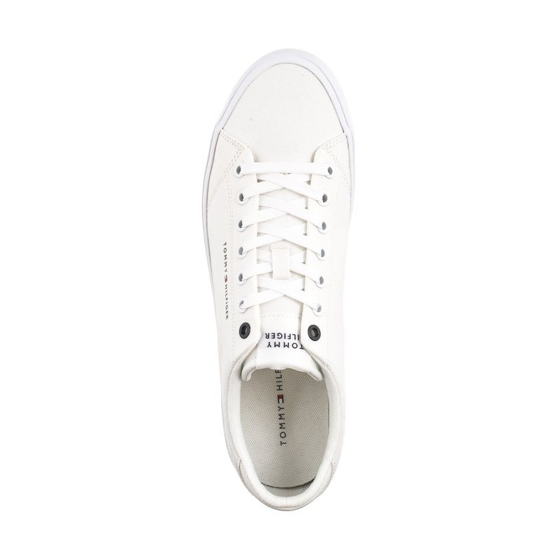 Tommy Hilfiger TH Hi Vulc Low Canvas White FM0FM04882 YBS (TH1079-a) sportiniai bateliai 