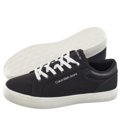 Calvin Klein Classic Cupsole Low Lth In Dc Black/Bright White YM0YM00976 0GM (CK495-a) sportiniai bateliai