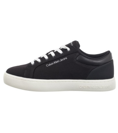 Calvin Klein Classic Cupsole Low Lth In Dc Black/Bright White YM0YM00976 0GM (CK495-a) sporta apavi